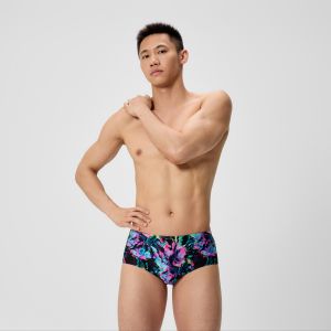 Speedo Slip de bain Homme Club Training imprim&eacute; rose/noir