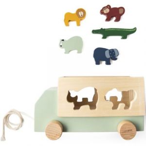 Trixie Baby Camion en Bois - Animaux