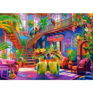 Castorland Puzzle Perroquets au Paradis