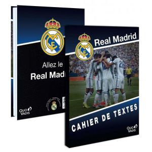 Image de Quo Vadis 266372Q - Cahier de textes 15x21 FR Foot, 90 g/m², ligné / Séyès, visuel Real Madrid