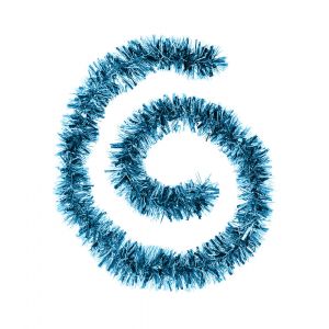 Atmosphera Guirlande de No&euml;l large 10 cm Turquoise Longueur 2 m&egrave;tres