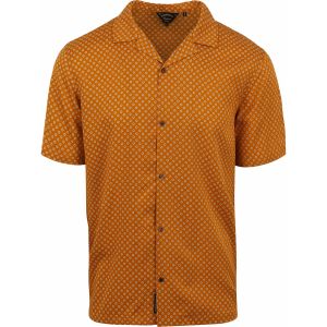 Superdry Shirt Short sleeve Geo Tan Print Orange taille L