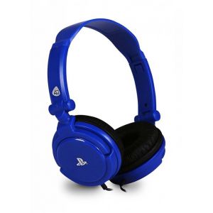 4Games Casque Gaming stéreo Bleu pour PS4