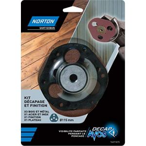 Norton clipper Plateau de ponçage + 5 disques Avos D 115 mm Disque ponçage