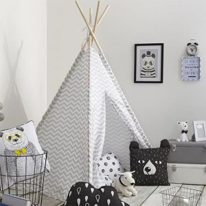 Tipi Déco pour Enfant Hauteur : 160 cm Coloris : Gris