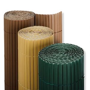 Canisse PVC Brise Vue, Paravent de Jardin, Piscines, Palissade en PVC Résistant aux UV, Intempéries 200 x 300 cm - Vert