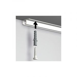Newly Cimaise top Rail pour plafond - Longueur 100 cm