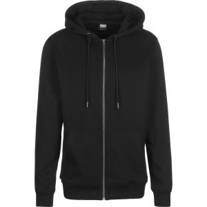 Urban classics Basic Terry Zip Hoody Cardigan, Noir, S Homme