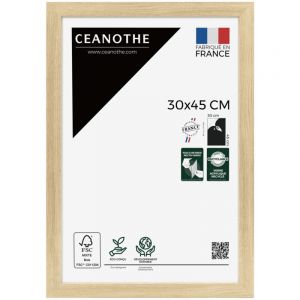 Ceanothe Cadre Photo Brut 30x45 cm et 45x30 cm - Convient au &ndash; Cadre pour Photo 30x45 cm, Affiche ou Poster - Cadre Photo Eternel Brut 30x45 cm - Fabriqu&eacute; en