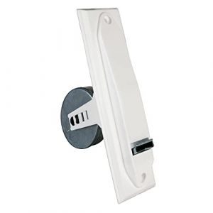 Amig - Enrouleur pour Volets Compact, affleurant ou encastré, métallique, avec façade en Plastique Blanc, modèle Pratique et Intemporel | Dimensions : 6,2 x 20 x 11,5 cm