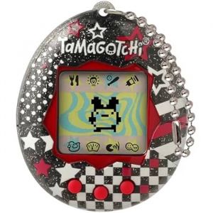 BANDAI Tamagotchi 42984 Animal de Compagnie virtuel Original Rock Glitter, Multicolore 42984 Jouet &eacute;lectronique pour Les Plus de 8