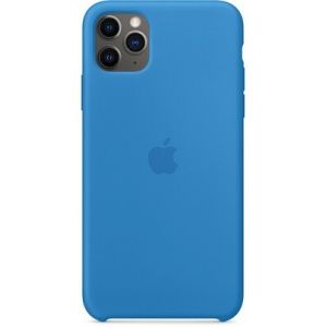 Apple Coque en silicone Bleu pour iPhone 11 Pro Max