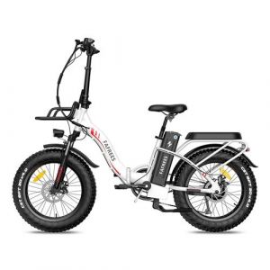 Image de Vélo électrique FAFREES F20 Max avec cadre Pliable Batterie 48V 18Ah Vitesse Max 25Km h Blanc