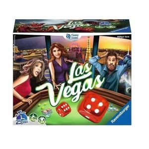 Ravensburger Jeu De Des Las Vegas - 40 Des, 48 Cartes, 6 Casinos - Regles Simples - Ambiance, Chance - Version Fr - Set Jeu Societe Et Carte