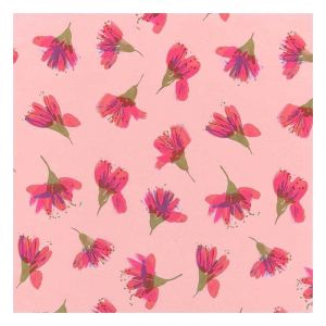 Rico Design Coupon de tissu fleurs de cerisier 50 x 140 cm - Rose