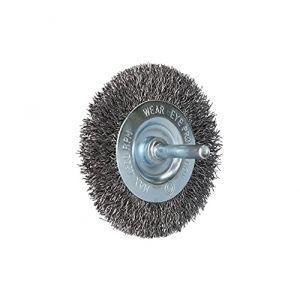 BRILLIANT TOOLS BT103107 Brosse circulaire, &Oslash; 75 mm avec embout de 6,0 mm [Powered by KS TOOLS]