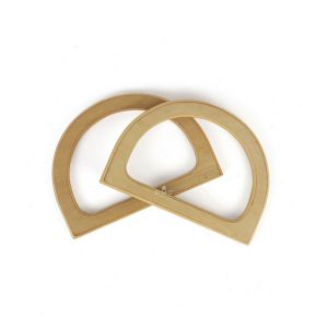 Dmc Anse de sac eco vita paire demi cercle bois brun fonce - Mondial Tissus