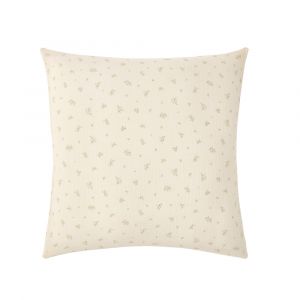 Essix Taie d'oreiller en gaze de coton Beige 65 x 65 cm