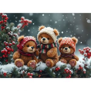 Bluebird Puzzle Petits Oursons sous la Neige