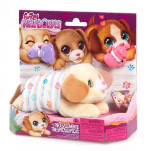 Image de Just Play Chiot interactif de FurReal, Petit Chiot interactif en Peluche avec Effets sonores et mouvements, Peluches, Jouets pour Enfants de 4 Ans et Plus