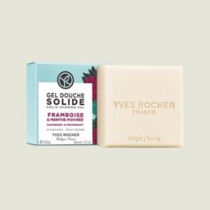 Yves Rocher Gel Douche Solide Hydratant Framboise & Menthe Poivr&eacute;e