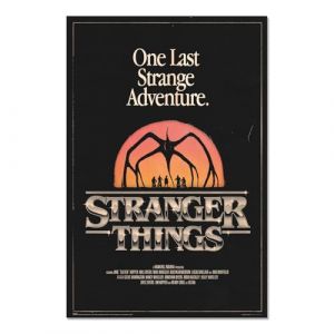 Grupo erik Poster Stranger Things Season 5-36 x 24 pouces / 91,5 x 61 cm &ndash; Exp&eacute;di&eacute; enroul&eacute; &ndash; Poster cool, affiches d'art et impressions murales