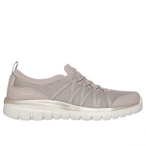 Skechers Basket femme Graceful-purecrush Taupe