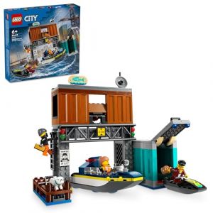 Lego Jouet - Police Speedboat and Crooks' Hideout City - A monter soi-m&ecirc;me - 3 ans - Enfant - Mixte