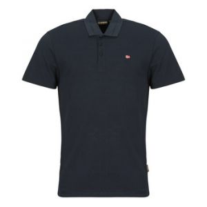 Napapijri Polo Ealis manche courte noir rouge - S