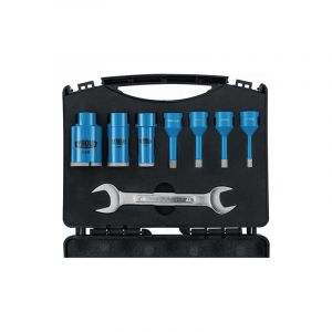 Tyrolit Jeu per&ccedil;age carrelage ddt 8 pi&egrave;ces &oslash; 6 8 10 12 20 25 35mm 1 pi&egrave;ce(s) jeu per&ccedil;age carrelage ddt 8 pi&egrave;ces &oslash; 6 8 10 12 20 25 35mm