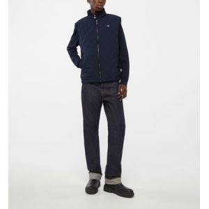 Gant (marque) Doudoune sans manches matelassée Bleu - Couleur Bleu - Taille M