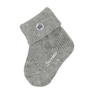 Sterntaler Chaussettes bébé laine mélange argenté - Taille 17/18