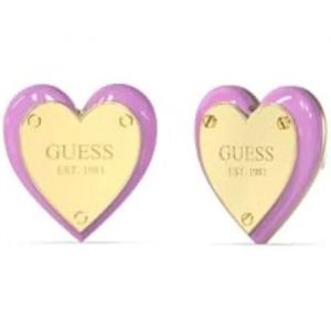 Guess Boucles d'oreilles &agrave; fermoir &agrave; poussette JUBE04207JWYGPKT/U Acier inoxydable