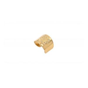 Image de Satellite Bague large ajustable tendance cristaux Prestige I doré Jaune