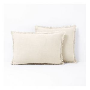 Housse de coussin pur lin lavé, Linange