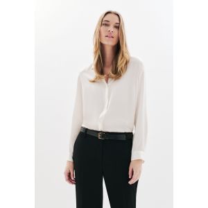 Caroll Femme 232c-cjamie1 Blouse, Ivoire, 40 EU