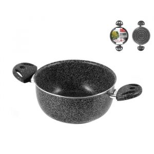 Home Casserole Deux Poign&eacute;es Nonstick Pierre 18 cm Marmite