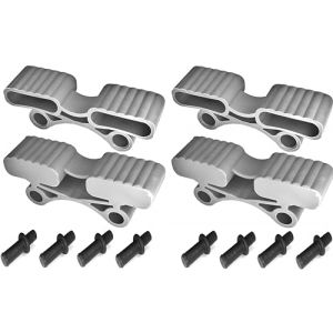 Cyclingcolors Kit de 4x Embout Support Latte 38mmx12mm Double Suspendu + 8x tenon pour sommier Souple Flexible lit Meuble