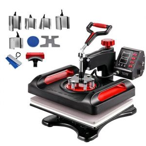 VEVOR Machine de Sublimation Textile, Noir, 38x45x46 cm