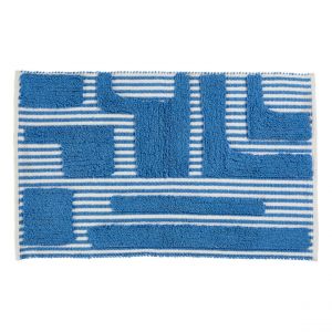 Tapis Poppy coton tufté Bleu
