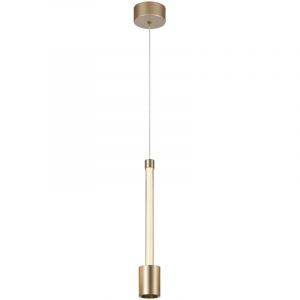Mantra Suspension, Suspension led design fugaz, Élancée et moderne Doré en Metal