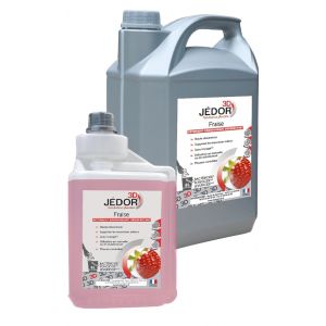 JEDOR - Détergent surodorant désinfectant 3D - Parfum Fraise - 5L