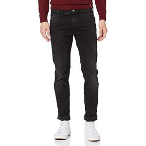 REPLAY Anbass Jean Slim, Noir (Black 98), 30W / 34L Homme