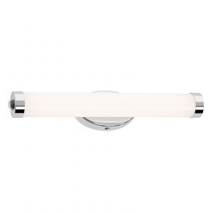 Image de Briloner leuchten 2248-018 Mural, luminaire LED pour Miroir, contrôle de la température de Couleur, graduable, Fonction mémoire, Interrupteur Inclus, IP44, 8W, 720 Lumen, Blanc, 8 W, Chrome-weiß