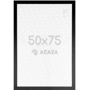 Image de ACAZA Cadre Photo 50x75 cm pour Photos et Posters, Bois MDF, Noir