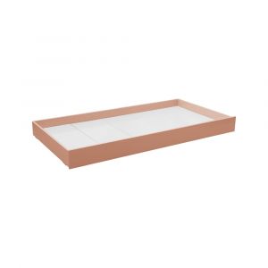Tiroir de rangement effet bois terracotta
