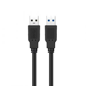 Ewent C&acirc;ble USB 3.0 Type a M&acirc;le/a/blind&eacute; Un Double Femme 28 AWG cuivre la Vitesse de Transfert jusqu'&agrave; 5GMbit Longueur de c&acirc;ble 1,8 m Noir