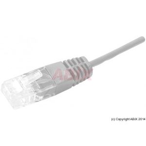 MCAD Cordon UTP 1P gris RJ45/RJ45 telephone 100 ohms 3M