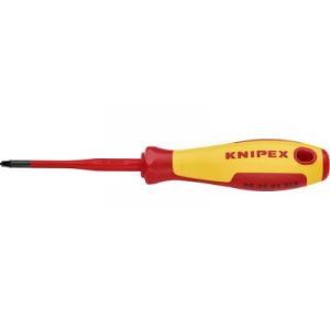 Knipex Tournevis (Slim) pour vis &agrave; t&ecirc;te cruciforme Pozidriv 187 mm - 98 25 01 SL