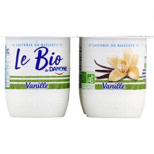 Danone Bio &agrave; la vanille